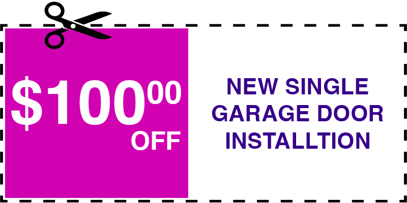 100 off garage door repair Huntington Station