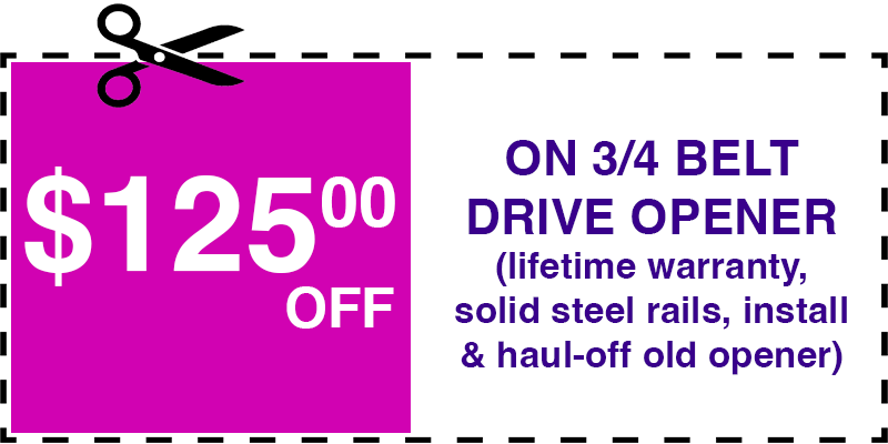 125 off garage door opener Huntington Station